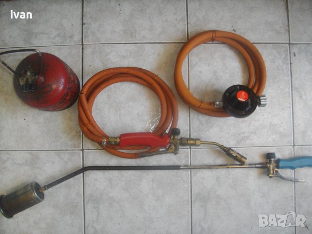 Газова горелка ROTHENBERGER 375мм с маркуч 3,0 м и контактна дюза за точково нагряване, снимка 6 - Други инструменти - 41306593