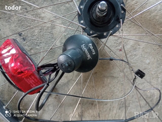 капла с динамоглавина фар и стоп комплект, снимка 9 - Велосипеди - 50504001