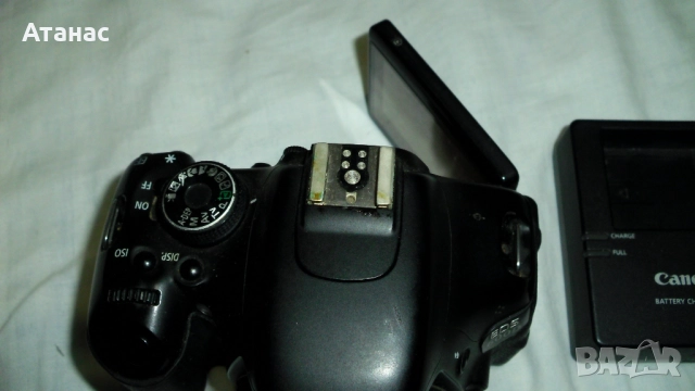 Фотоапарат DSLR Canon EOS 600D 18MP + Canon EF-S 18-55 IS KIT или 50мм /1.8, снимка 3 - Фотоапарати - 52126494