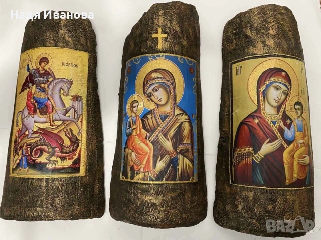 Икона върху керемида 