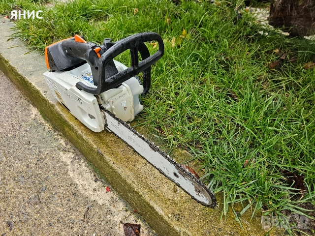 МОТОРНА РЕЗАЧКА STIHL MS 193.T. КАСТРАЧКА. ПЕРФЕКТНА , снимка 5 - Градинска техника - 52891520