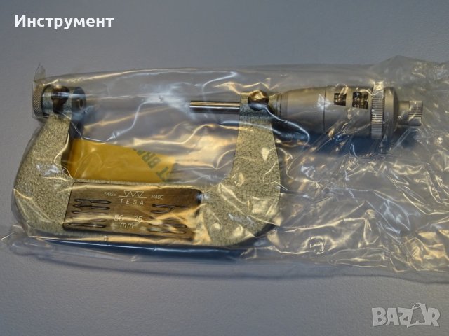 Микрометър резбомер TESA Digimaster 50-75 mm screw thread micrometer, снимка 8 - Други инструменти - 41226841