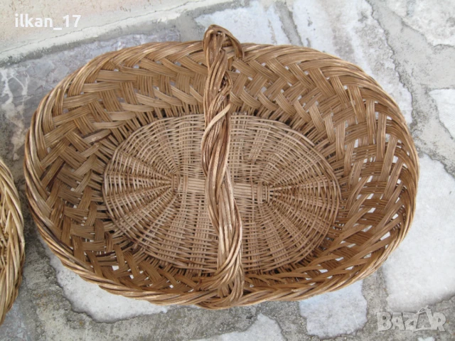 Кошници плетени два броя в отлично състояние внос от Германия, снимка 9 - Декорация за дома - 50955145