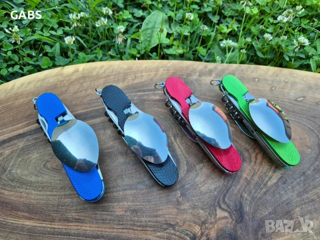 Туристически комплект за хранене България 6 в 1,четири цвята, снимка 2 - Екипировка - 51267517