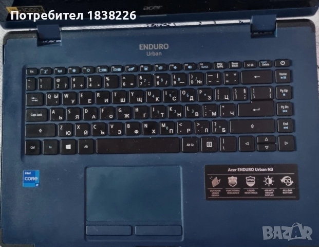 Лаптоп Acer ENDURO, снимка 2 - Лаптопи за работа - 55878819