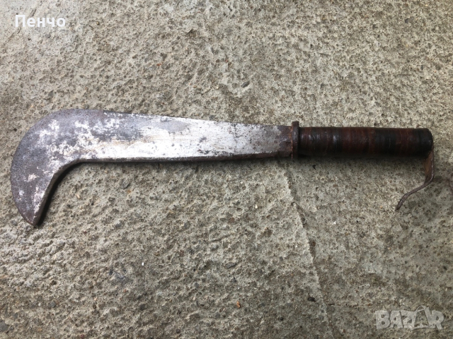 старо военно мачете /острие, нож, сатър, косер/, снимка 4 - Антикварни и старинни предмети - 50379779