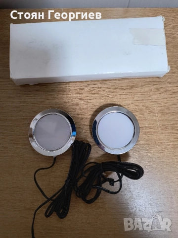 2 броя лед лампи URING 6.5cm 12V 3.5w