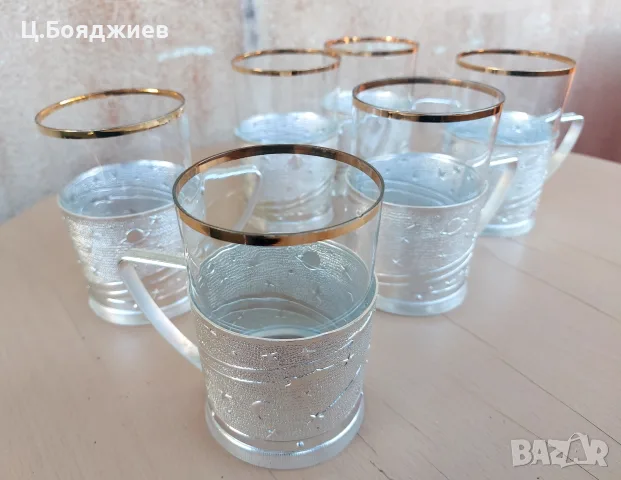 Руски сервиз за чай, снимка 4 - Сервизи - 55964065