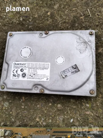 Стара дънна платка с хард диск, снимка 5 - Дънни платки - 48664058