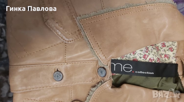 ME collection-дамско яке естествена кожа, снимка 4 - Якета - 36099122