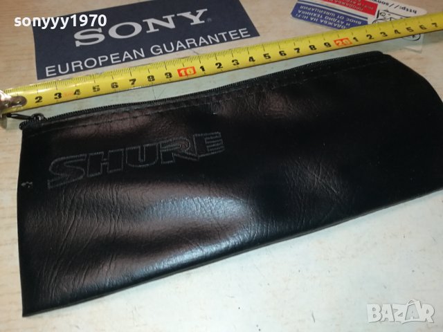 ❌️SHURE-КОЖЕН КЕЙС С ЦИП ЗА МИКРОФОН 1806231110❌️