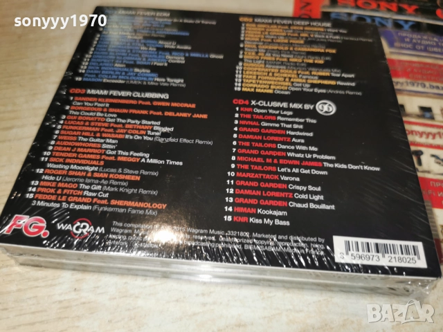 MIAMI FEVER 4CD-ВНОС FRANCE-4 ДИСКА ЗА 45ЛВ КОЛЕДНО 1912250810, снимка 10 - CD дискове - 52844324