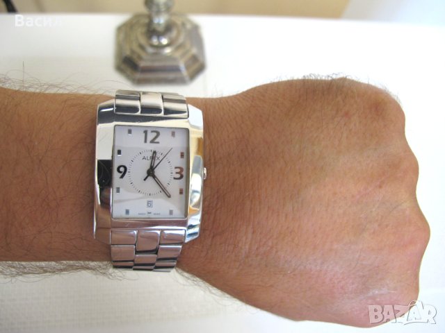 ПРОМО – Изискан швейцарски мъжки часовник сапфир кристал, снимка 2 - Мъжки - 41808184