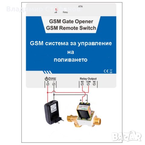 GSM система за управление на поливането, снимка 3 - Други - 35670691