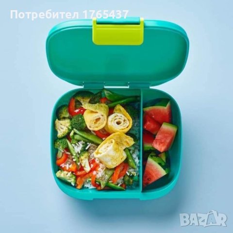 Компактна стилна ЕКО кутия за обяд с разделения Tupperware , снимка 5 - Кутии за храна - 41931429