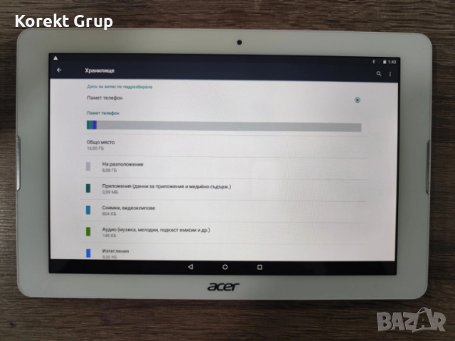 Таблет Acer Iconia B3-A20, снимка 3 - Таблети - 51994455
