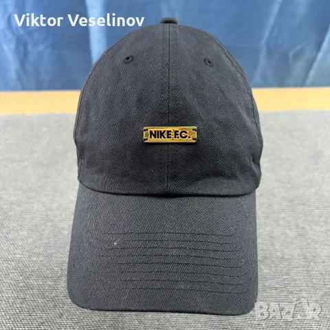 Nike FC Черна Шапка С козирка Лятна One Size Ретро