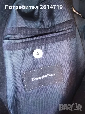 Кашмирено мъжко палто Ermenegildo Zegna, снимка 3 - Палта - 48593344