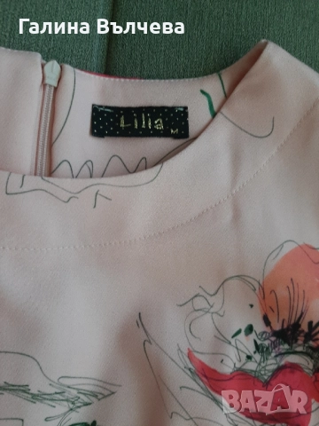 Дамска рокля размер М, произведена в България, снимка 2 - Рокли - 51496732