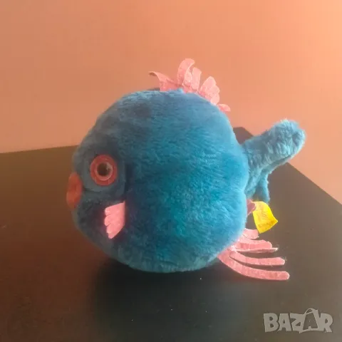 Колекционерска мека играчка Steiff Cosy Flossy Blue Fish Риба 5384/16, снимка 17 - Колекции - 48492279