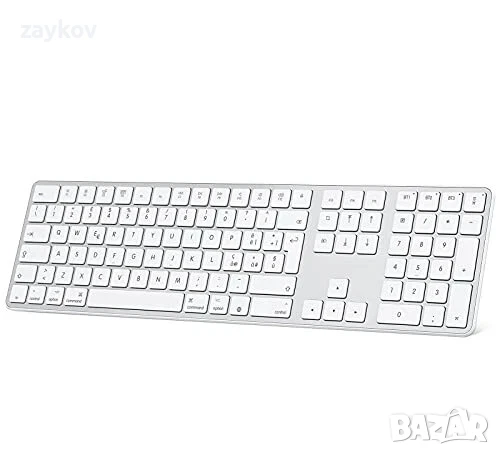 OMOTON Bluetooth клавиатура, презареждаща се за Mac OS