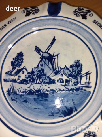 Холандски пепелник ДЕЛФТ, снимка 3 - Други - 44293902