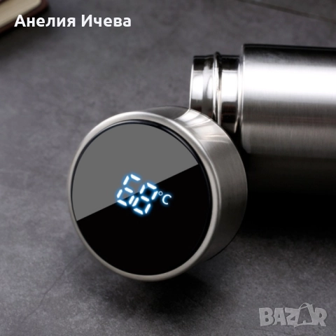 Термос с интелигентна и за измерване на топлина , снимка 6 - Термоси - 51565803