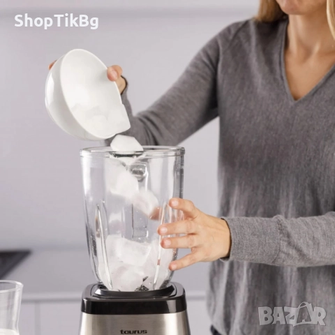 Блендер Taurus Magnum 1500 – 1500W мощност, 1,5L стъклена кана и ледосекач, снимка 4 - Блендери - 51591837