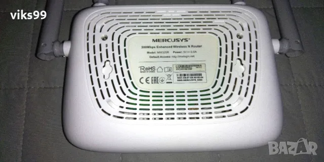 Wi-Fi Рутер Mercusys MW325R 300 Mbits, снимка 4 - Рутери - 48892830