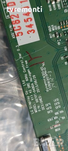 TCon BOARD, 6870C-0480A,for, PANASONIC TX-42AS500E, снимка 2 - Части и Платки - 38805408