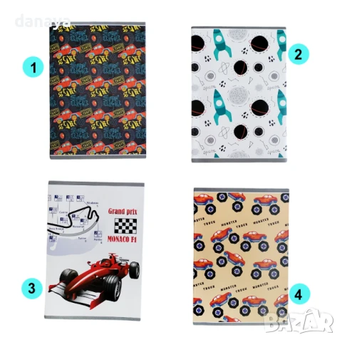 1091 Тетрадка с тесни и широки редове малък формат А5 20 листа офсетова хартия, снимка 3 - Ученически пособия, канцеларски материали - 26258145