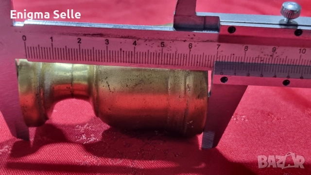 Старо месингово хаванче 262 грама , снимка 6 - Антикварни и старинни предмети - 52940396