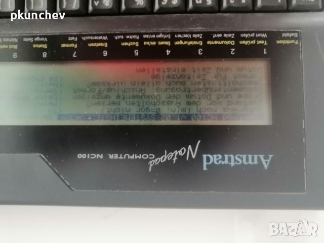 Ретро компютър  Amstrad NC100 Notepad, снимка 6 - Антикварни и старинни предмети - 40838436