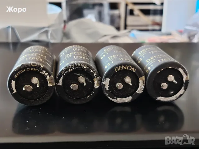 Nippon Chemi-con Denon 12000uF/63V за усилватели, снимка 4 - Ресийвъри, усилватели, смесителни пултове - 55885887