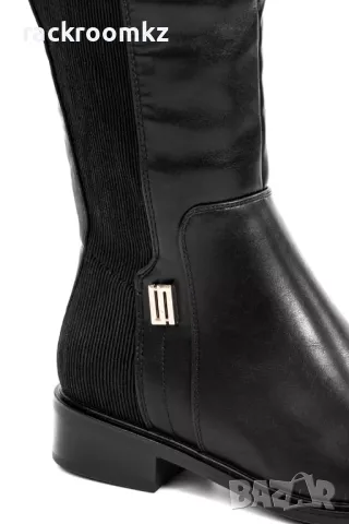 Елегантни дамски ботуши в черен цвят модел: 0-290 black, снимка 6 - Дамски ботуши - 47470755