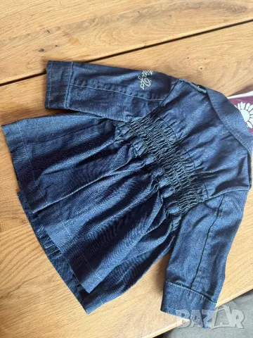 Liu Jo бебешко дънково яке 1м 3м 60см 64см, снимка 6 - Бебешки якета и елеци - 49655472