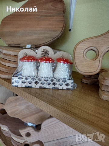 Дървени солници салфетници на едро и дребно