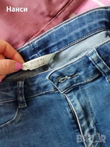 Детски дънки за момиче , снимка 4 - Детски панталони и дънки - 42093476