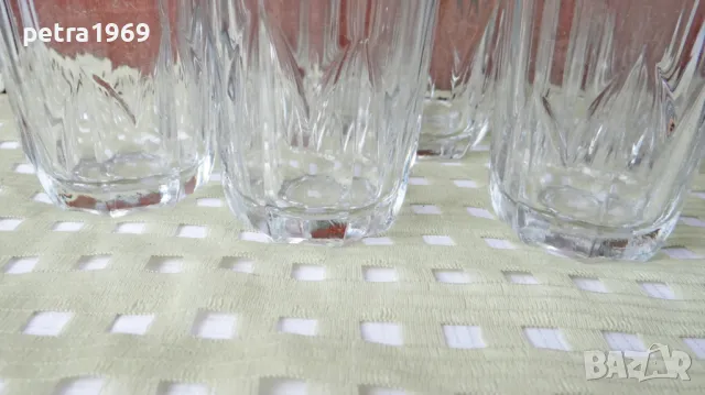 Стъклени чаши за вода, безалкохолно, снимка 4 - Чаши - 49679541