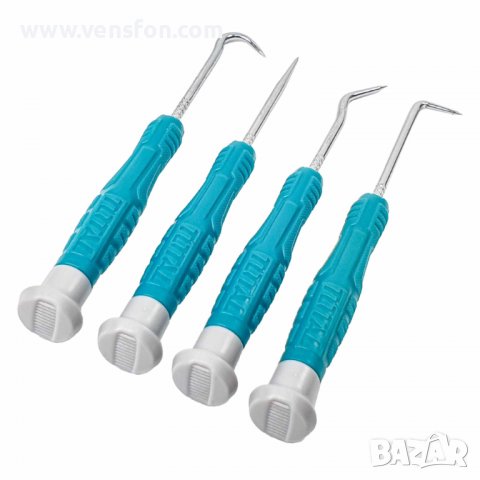 Комплект мини шила и куки TOTAL, 4 части, снимка 3 - Други инструменти - 39880166