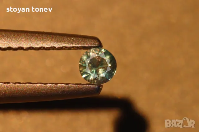 Бразилски Александрит с рядък цвят - 0.115 кт.! Сертифициран! , снимка 3 - Други - 49898518