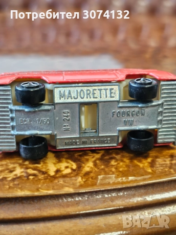 Продавам метална количка VW FOURGON, снимка 2 - Антикварни и старинни предмети - 52505470