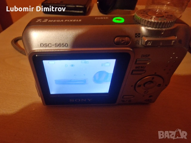 Цифров фотоапарат Sony Cyber-shot DSC-S650 7.2MP, снимка 3 - Фотоапарати - 53404834