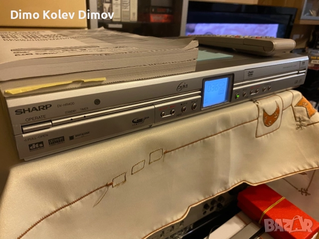 SHARP DV HR 400 Combo DVD + HDD Recorder. Rare!, снимка 4 - Плейъри, домашно кино, прожектори - 52793643