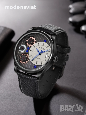 Мъжки луксозен часовник ТОМИ , снимка 5 - Мъжки - 51894273