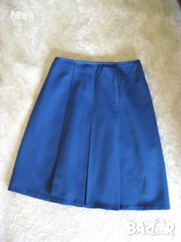Пола тъмно синя, с плохи отпред - 46 размер, снимка 1