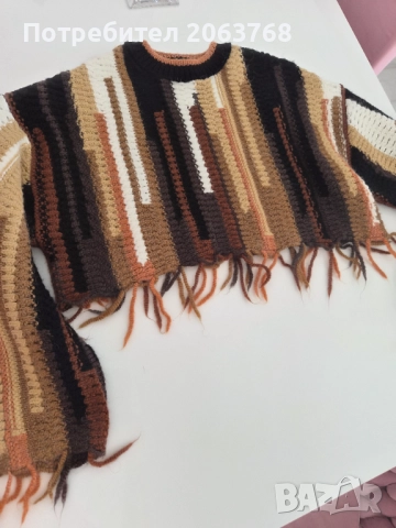 Пуловер Зара, снимка 2 - Блузи с дълъг ръкав и пуловери - 52272103