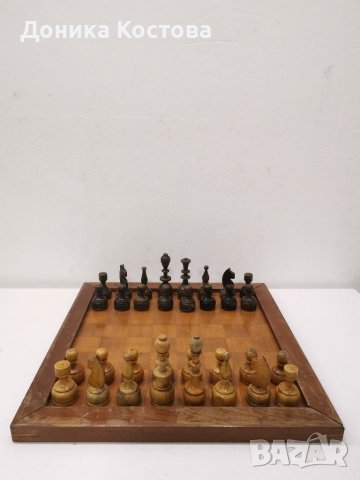 Дъска шах и дама, снимка 1 - Шах и табла - 41681331