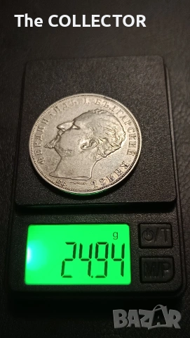 Сребърна Княжевска монета 5 Лева 1894, снимка 4 - Нумизматика и бонистика - 53058283