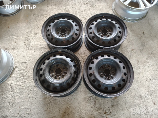4бр.Железни Джанти 16ки за TOYOTA 5x114.3 6,5J ET45 цена за брой